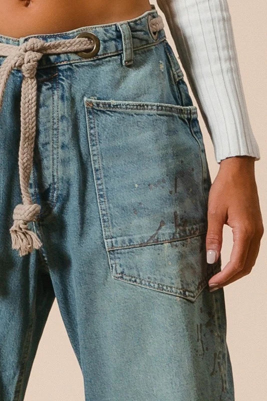 Livin In It Barrel Jeans