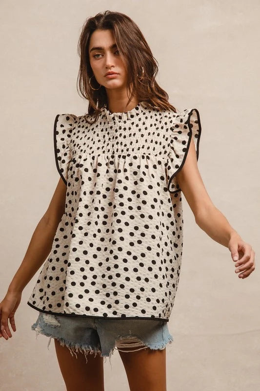 Eloise Ruffle Top