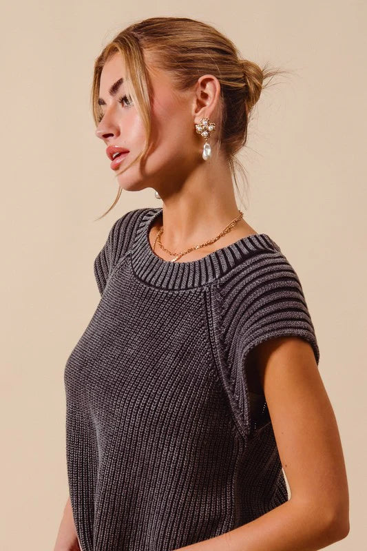 Juniper Mineral Washed Sweater