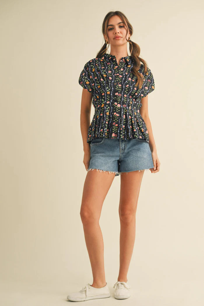 Celia Floral Top