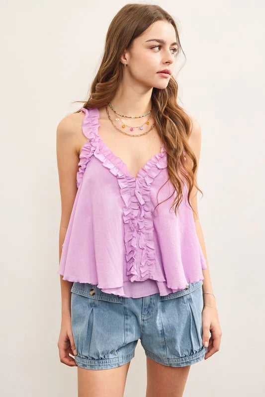 Joy Ruffle Top