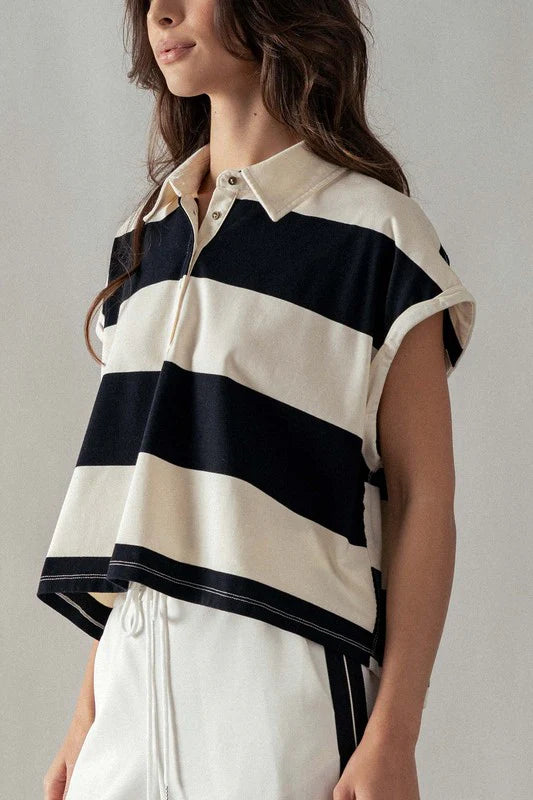 Rugby Bold Stripe Top