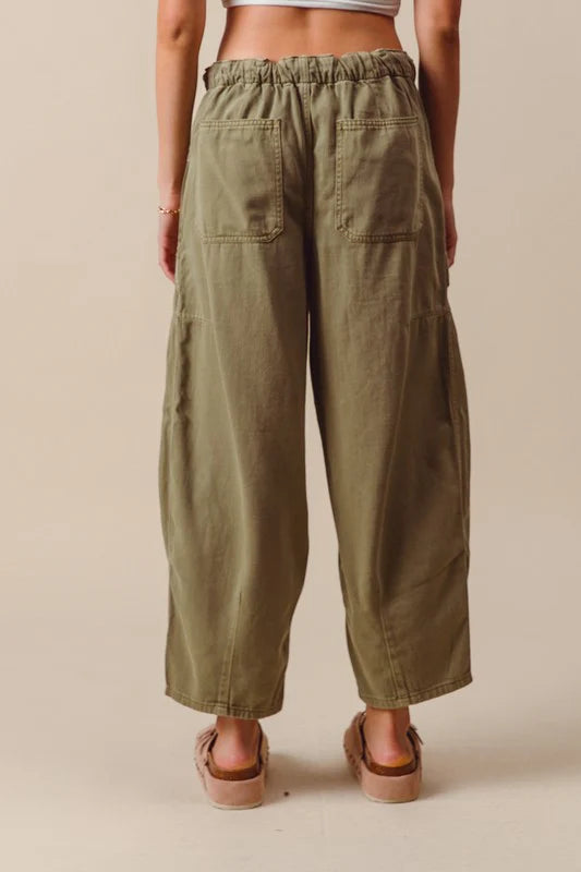 Iris Drawstring Wide Leg Pants