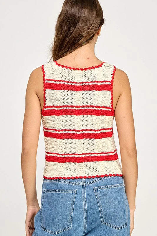 Nina Crochet Tank