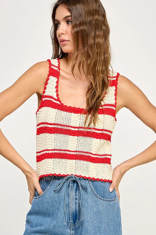 Nina Crochet Tank