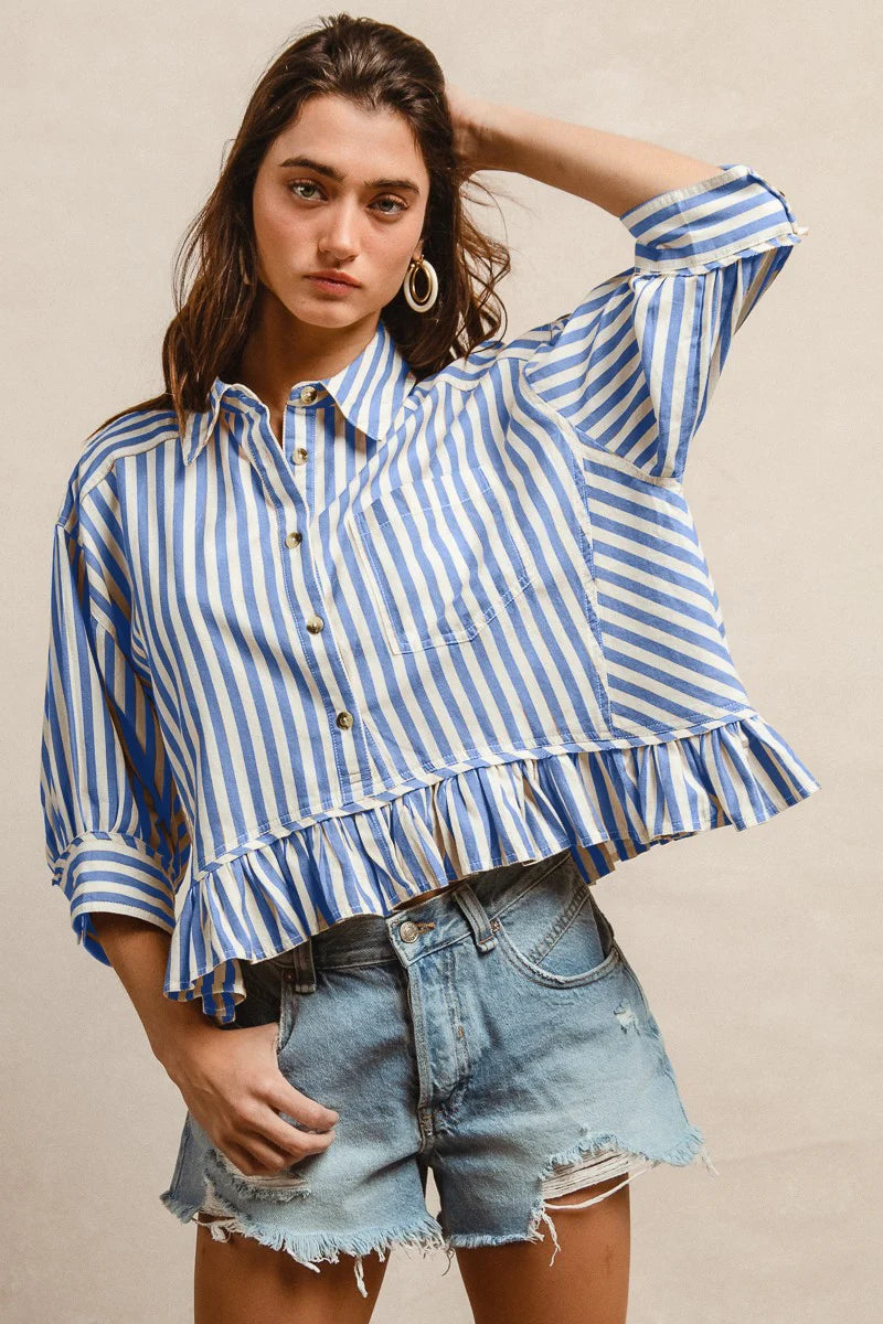 Dylan Button Up Top