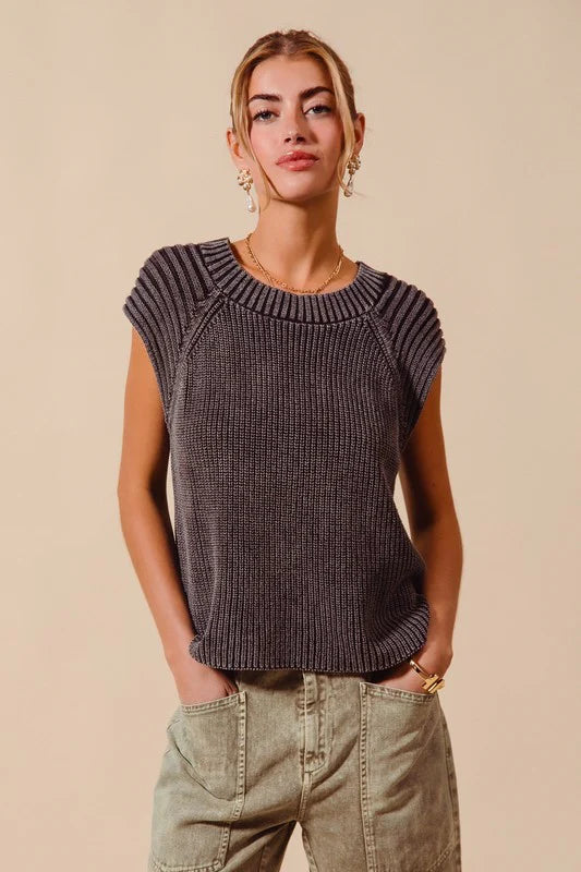 Juniper Mineral Washed Sweater