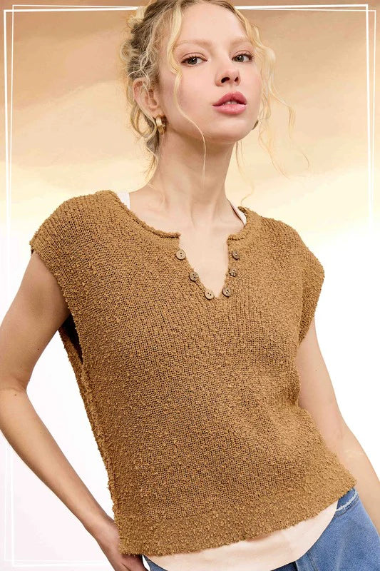 Millie Cap Sleeve Sweater