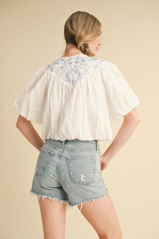 Shiloh Embroidered Top