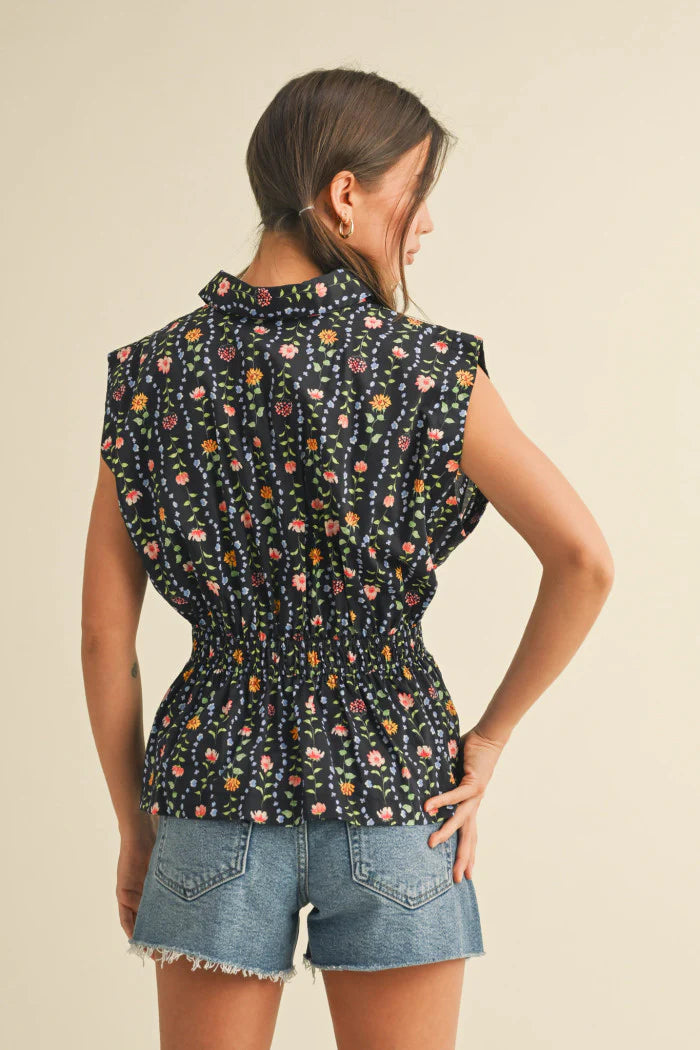 Celia Floral Top