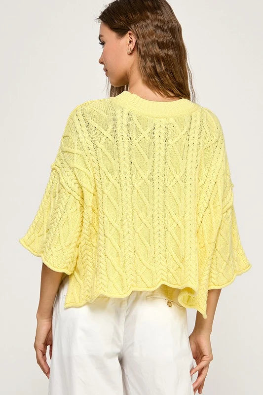 Goldie Cable Knit