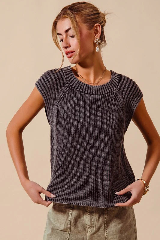 Juniper Mineral Washed Sweater