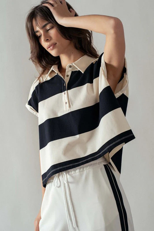 Rugby Bold Stripe Top