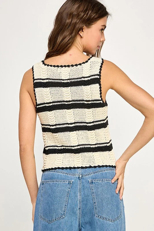 Nina Crochet Tank