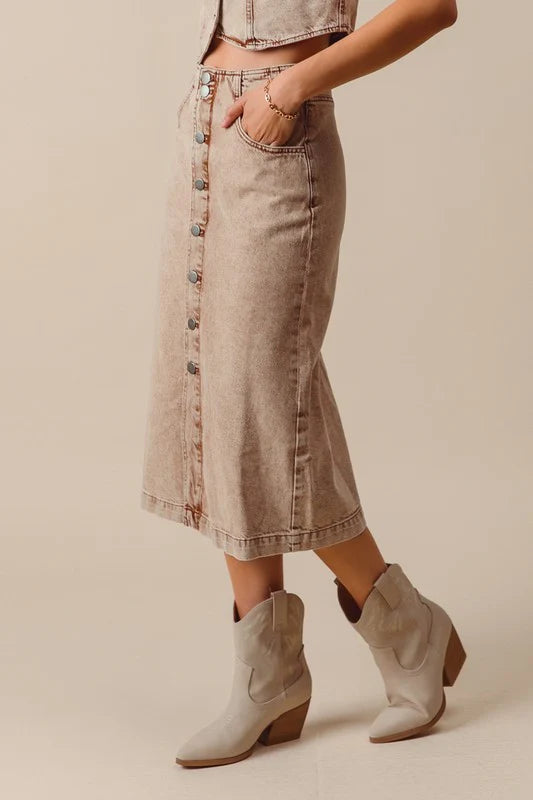 Vivian Denim Skirt
