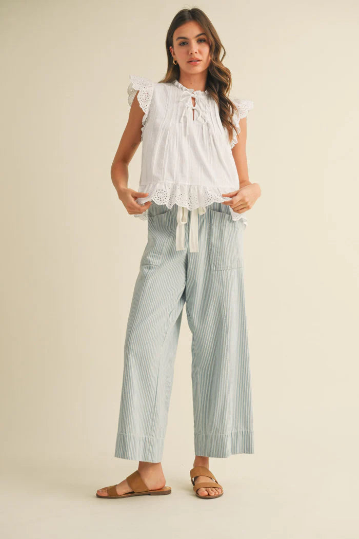 Weekend Striped Denim