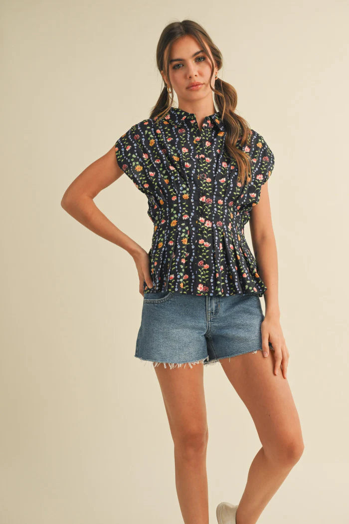 Celia Floral Top