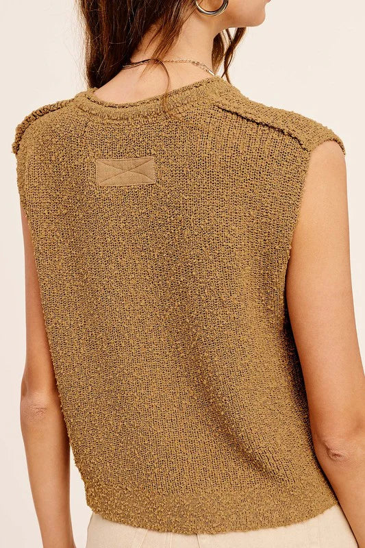 Millie Cap Sleeve Sweater