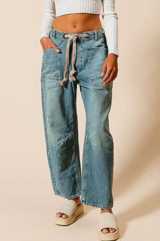 Livin In It Barrel Jeans