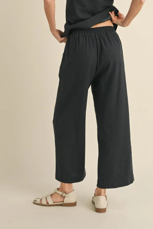 The Flare Linen Pant