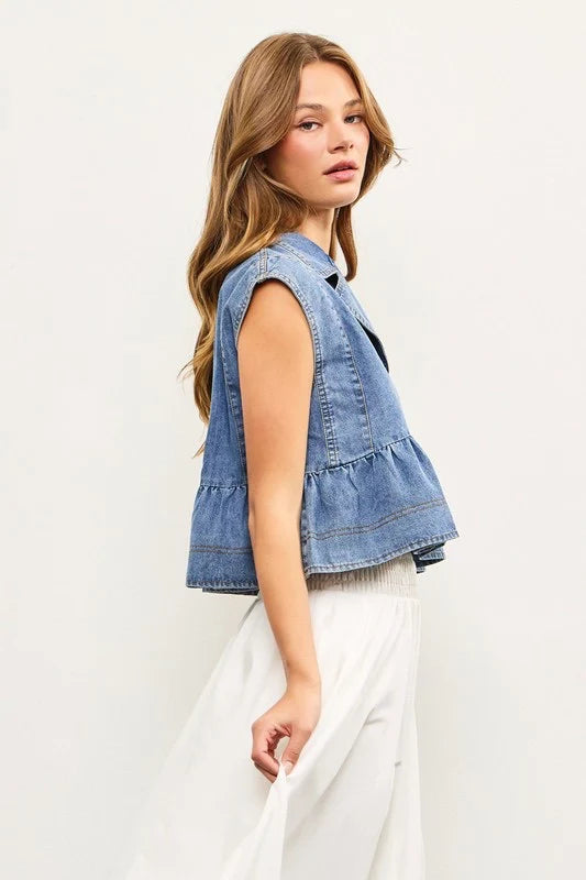 Denim Muse Top