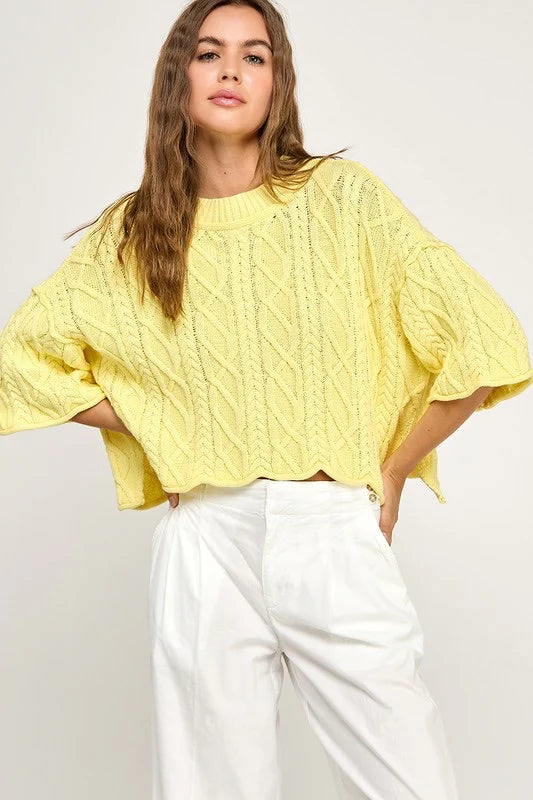 Goldie Cable Knit