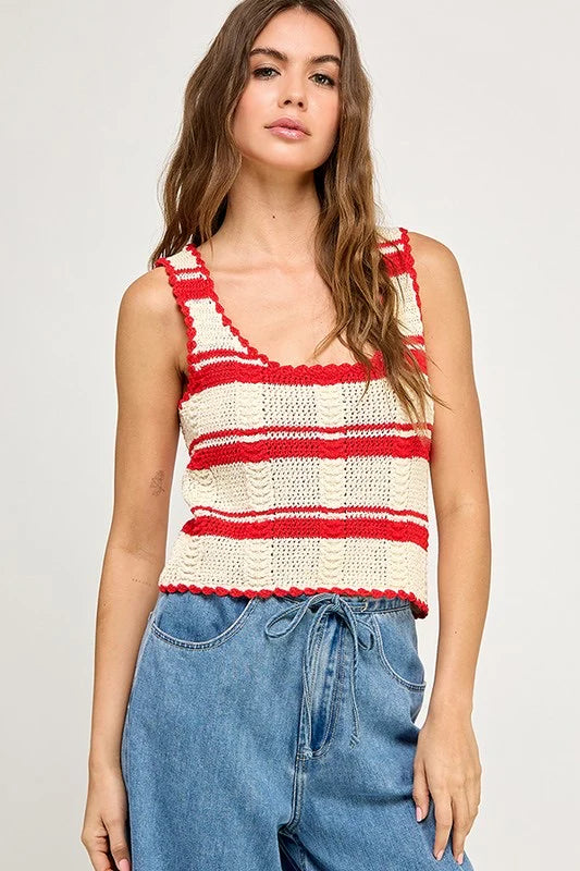 Nina Crochet Tank