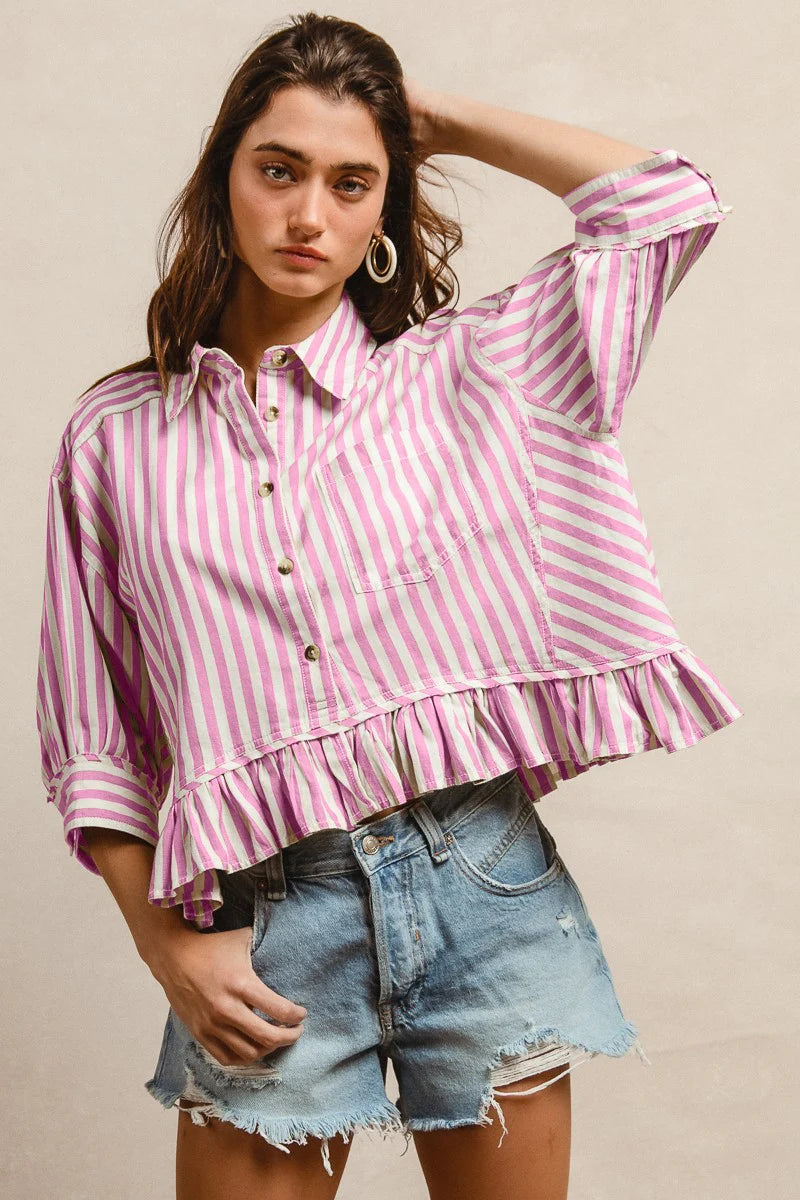 Dylan Button Up Top