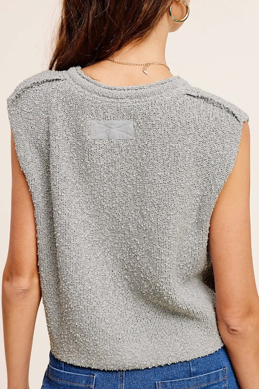 Millie Cap Sleeve Sweater