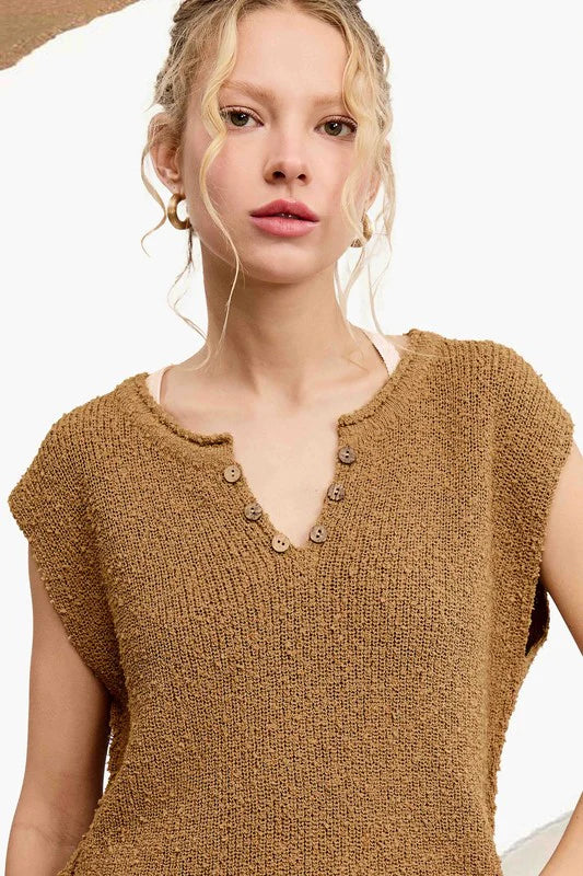 Millie Cap Sleeve Sweater