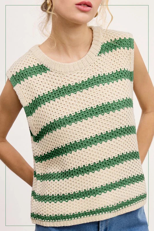 Winnie Chunky Sleeveless Sweater