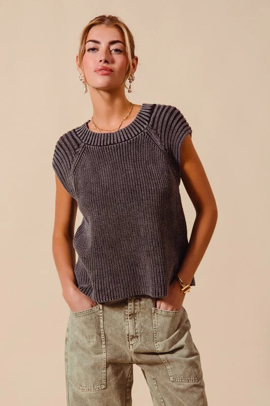 Juniper Mineral Washed Sweater