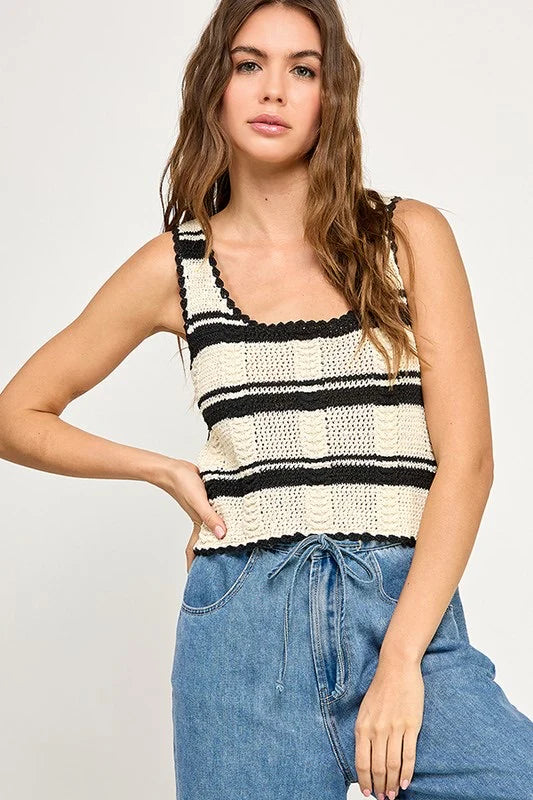 Nina Crochet Tank