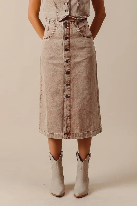 Vivian Denim Skirt