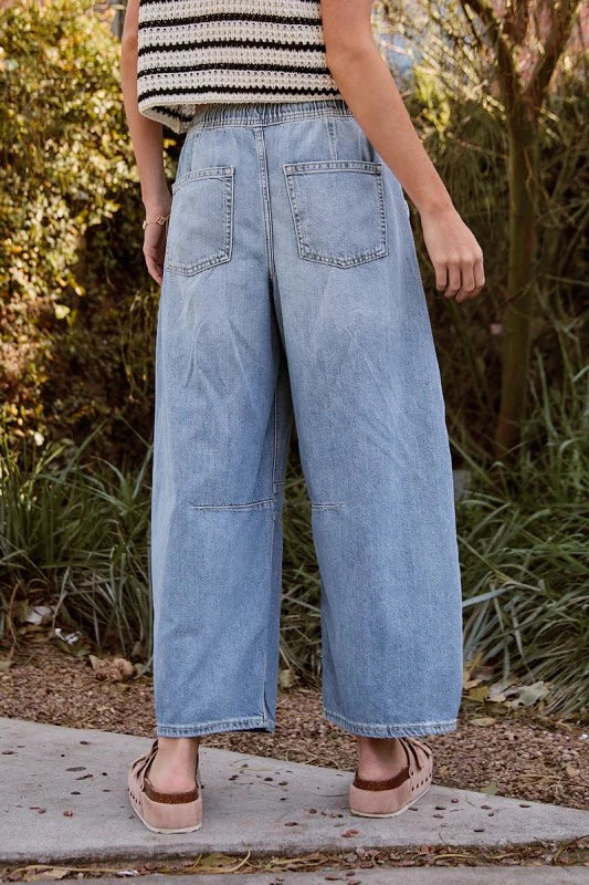 Avery Barrel Denim Pants