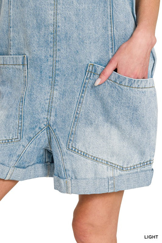 Ziggy Denim Short Overalls
