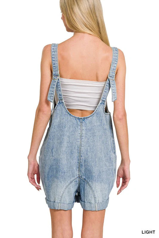 Ziggy Denim Short Overalls