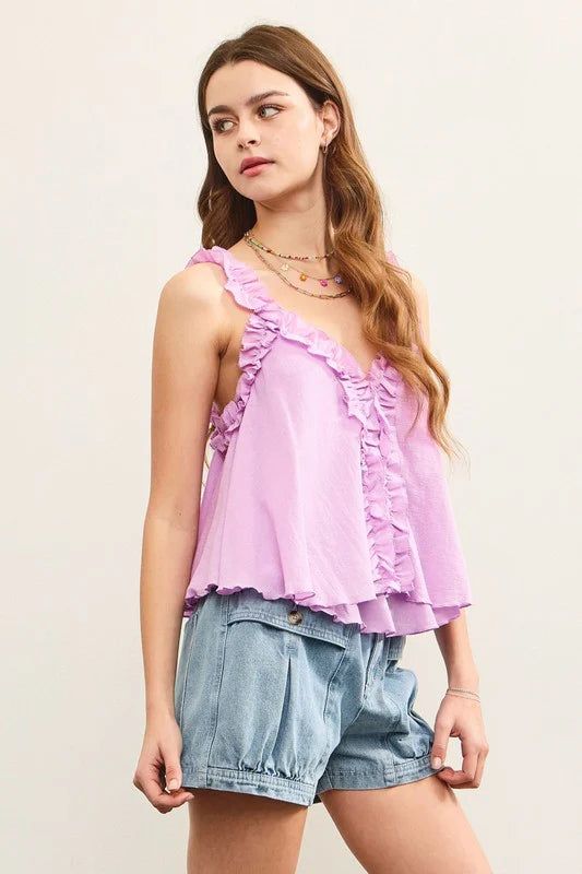 Joy Ruffle Top